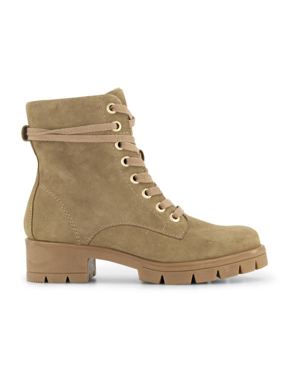 Beige veterboots