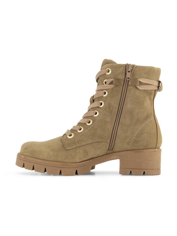 Beige veterboots