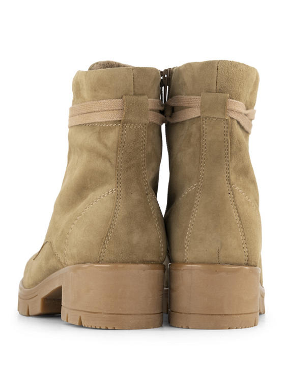 Beige veterboots