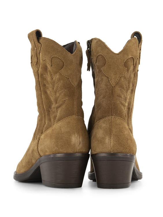 Bruine leren cowboyboots