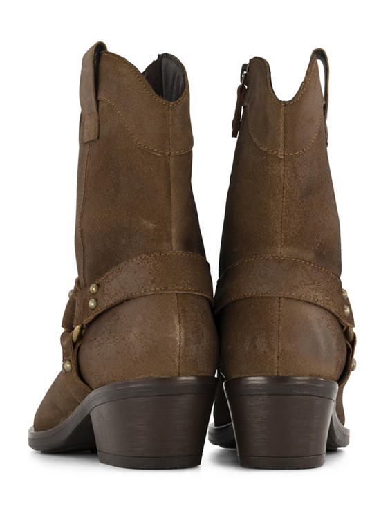 Bruine leren cowboyboot