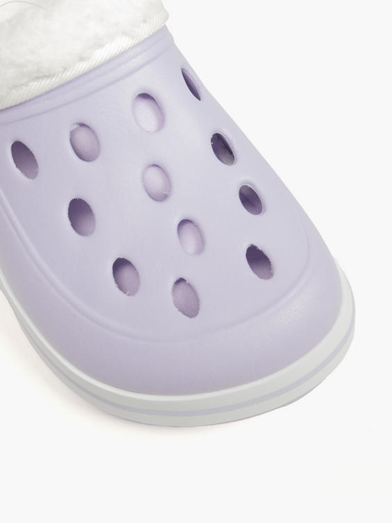Junior Girls Fur Lined Clogs 