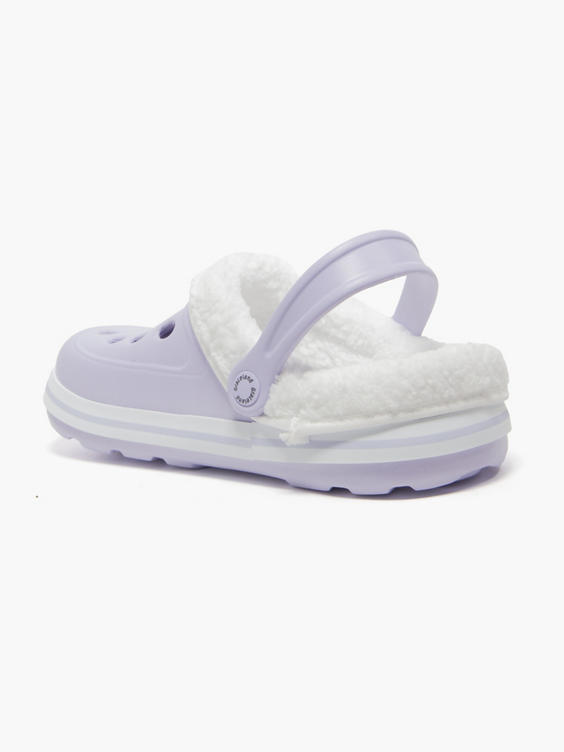 Junior Girls Fur Lined Clogs 