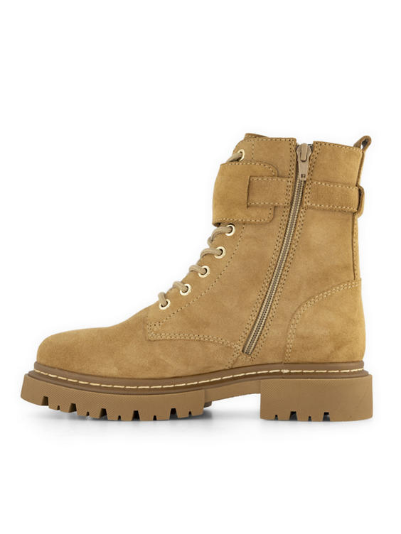 Bruine leren veterboot