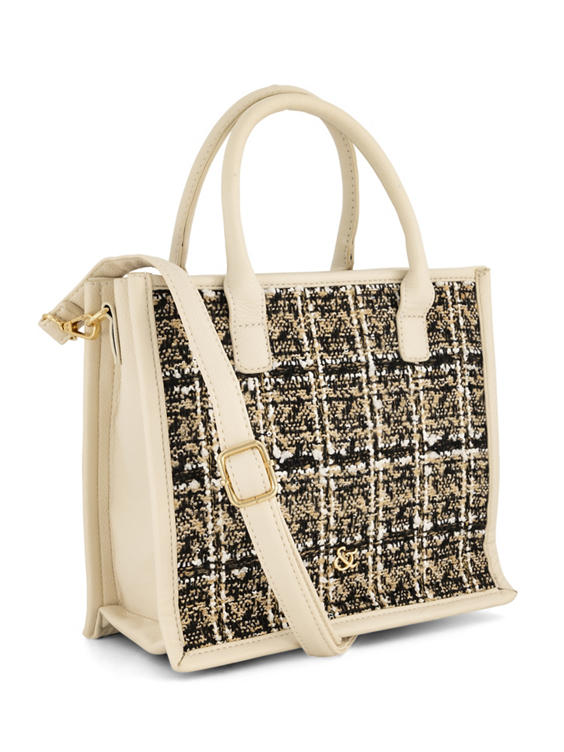 Beige handtas