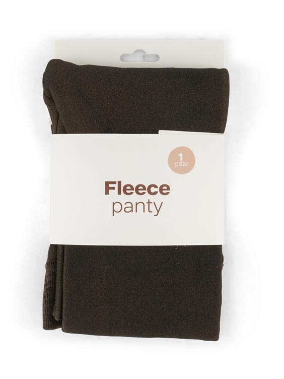 Zwarte fleece panty