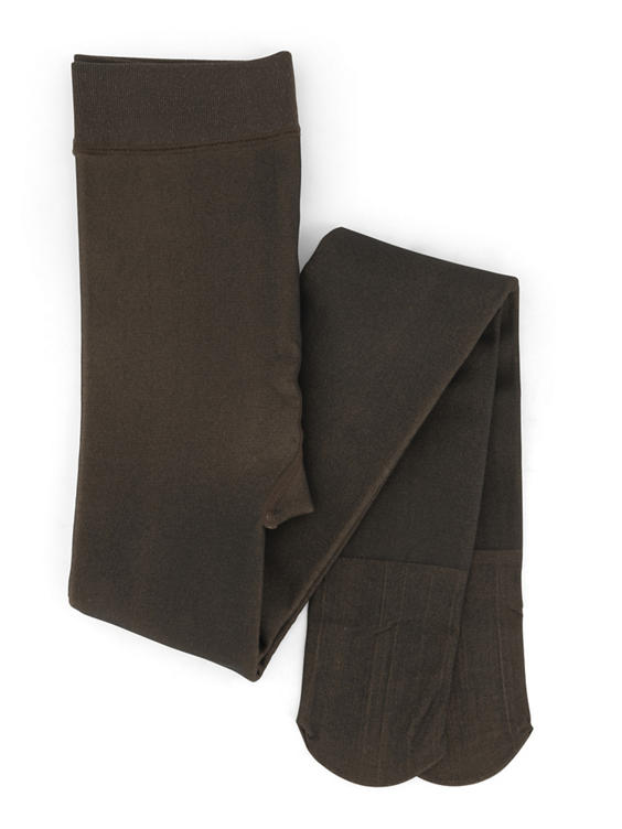 Zwarte fleece panty
