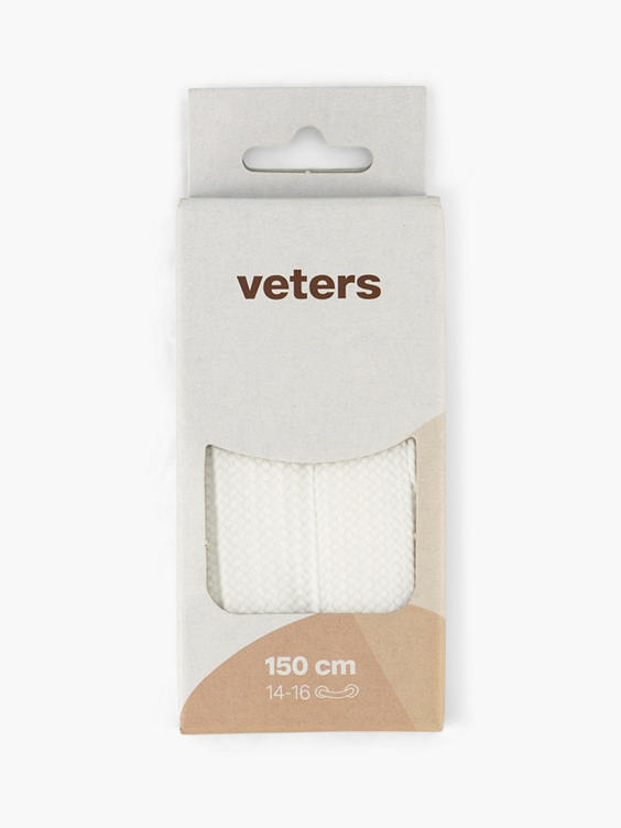 Witte veter 120 cm