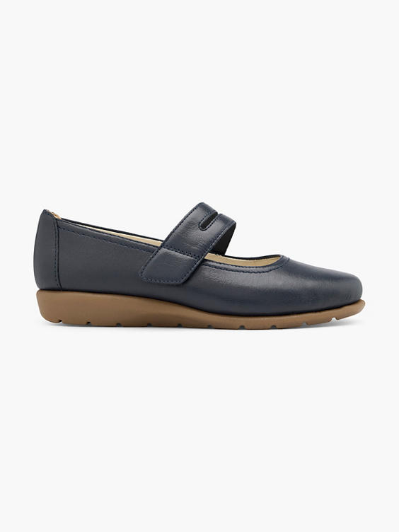 Leder Komfort Ballerina 