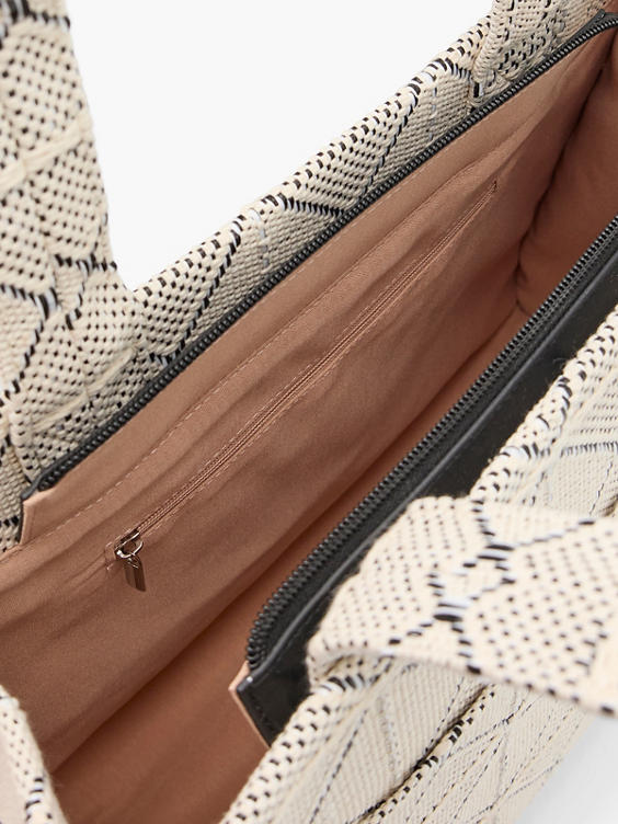 Beige shopper