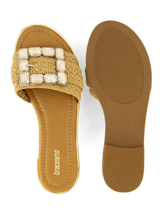 Gele slipper 