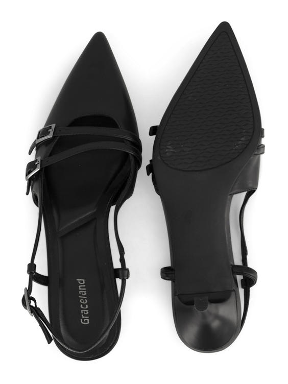 Zwarte slingback