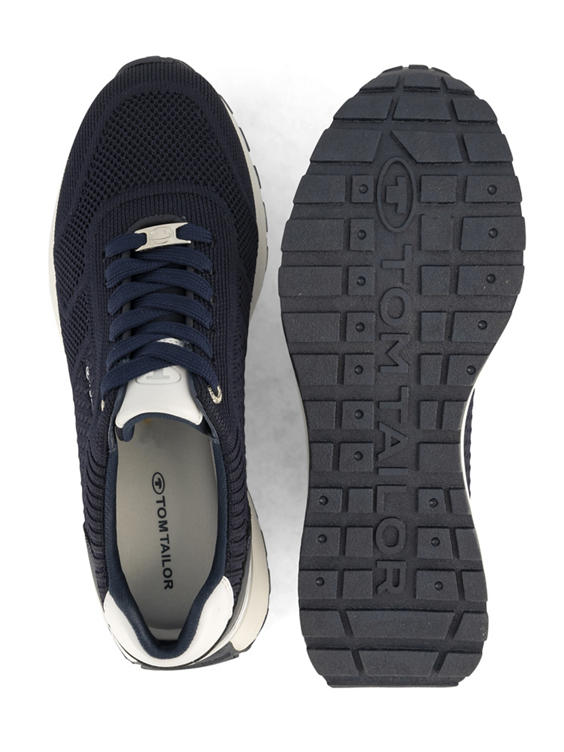 Blauwe sneaker
