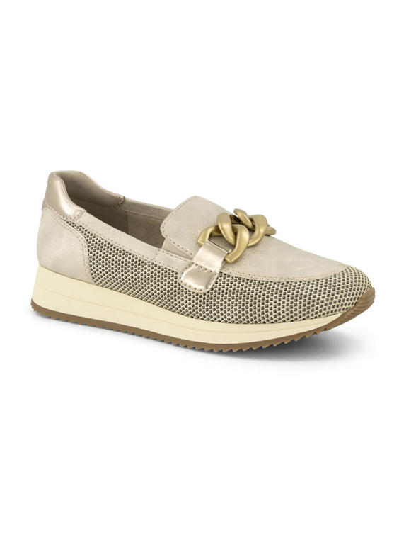 Beige comfort instapper