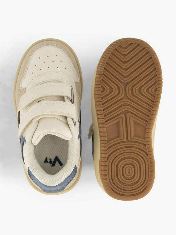 Witte sneaker klittenband