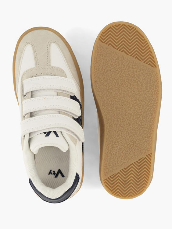 Witte sneaker velcro