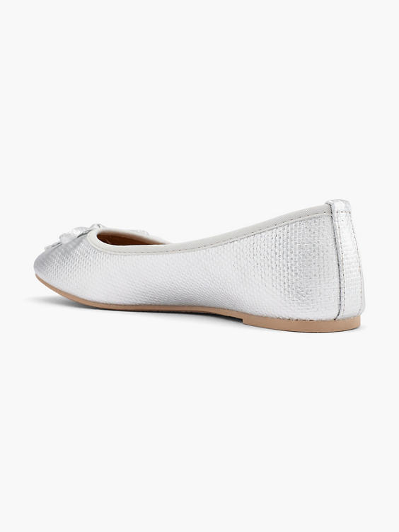 Zilveren ballerina