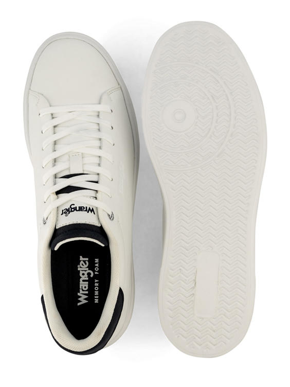 Witte sneaker memory foam