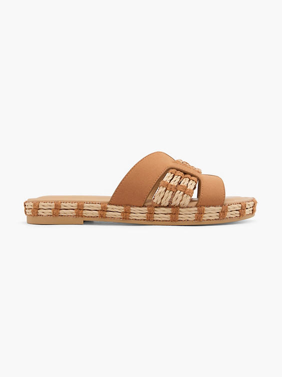 Cognac slipper 