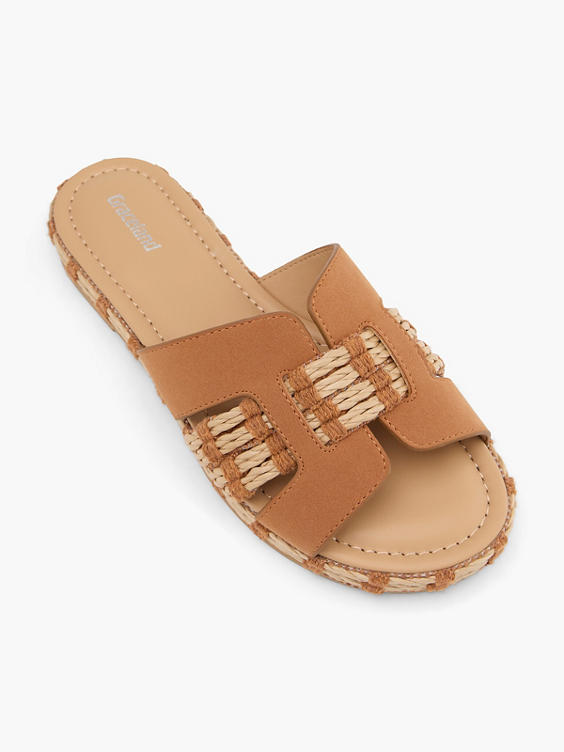 Cognac slipper 