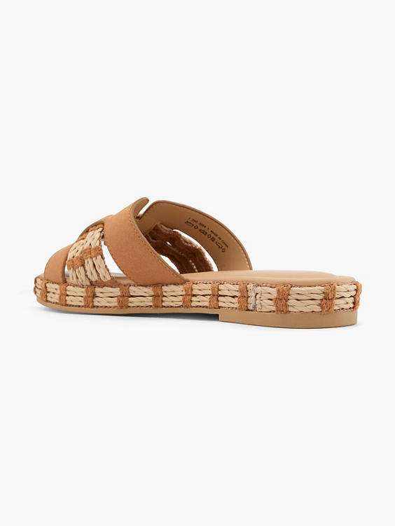 Cognac slipper 