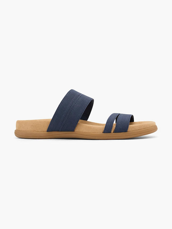 Blauwe slipper