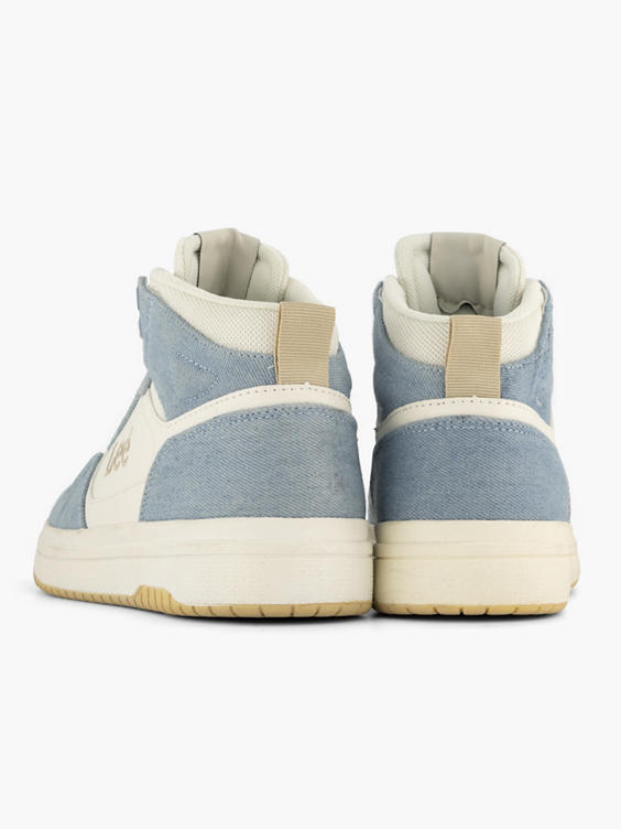 Blauwe hoge sneaker