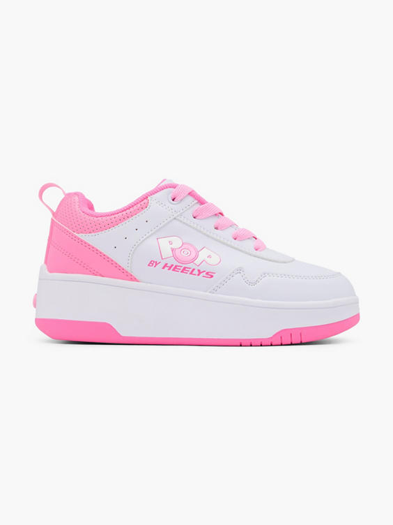Roze sneaker wieltjes
