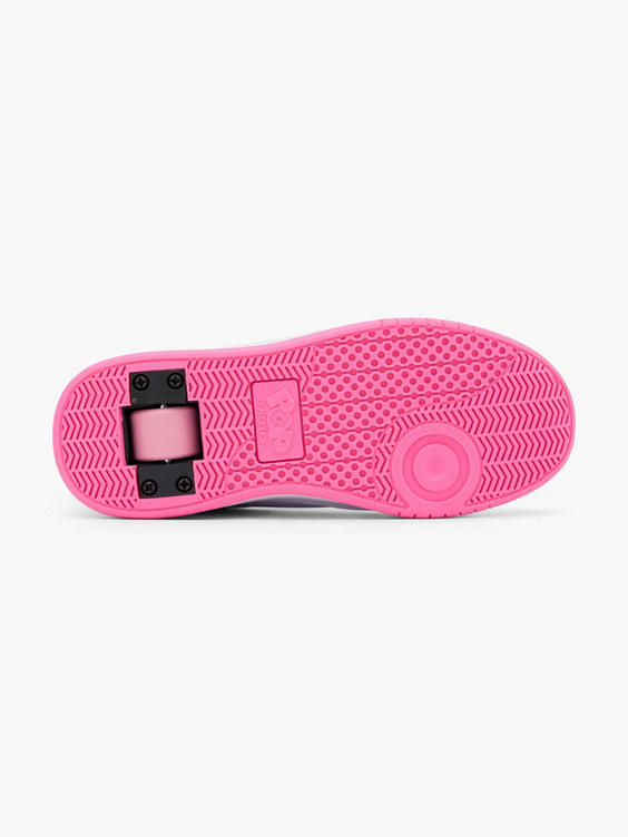 Roze sneaker wieltjes