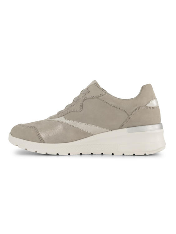 Gouden leren comfort sneaker
