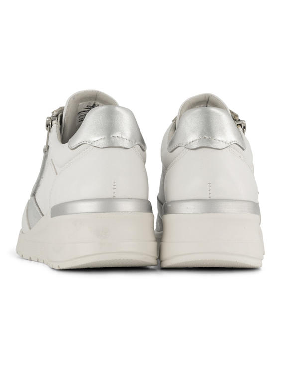 Witte leren comfort sneaker
