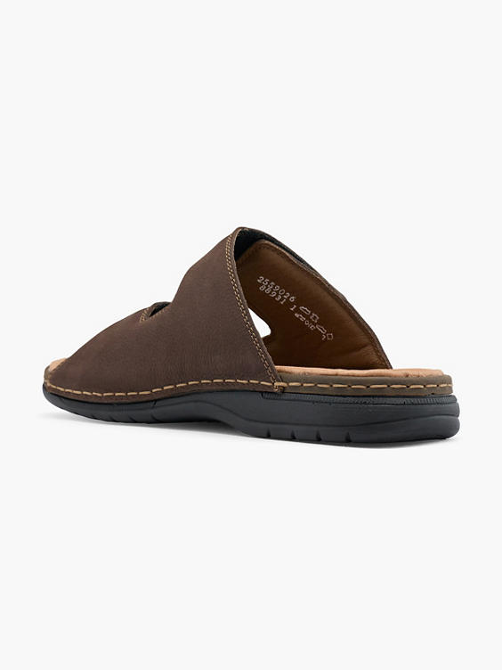 Leder Pantolette
