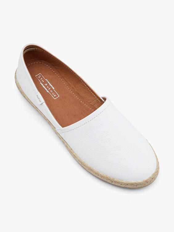 Leder Espadrilles