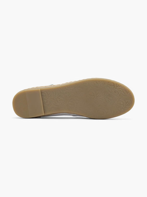 Leder Espadrilles