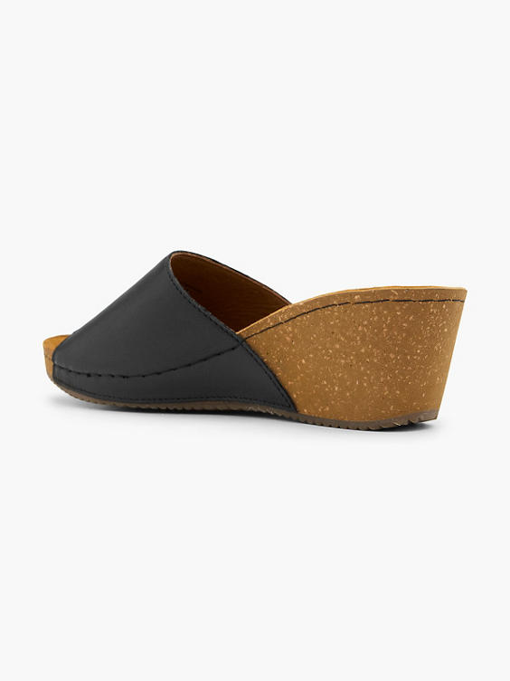 Leder Pantolette