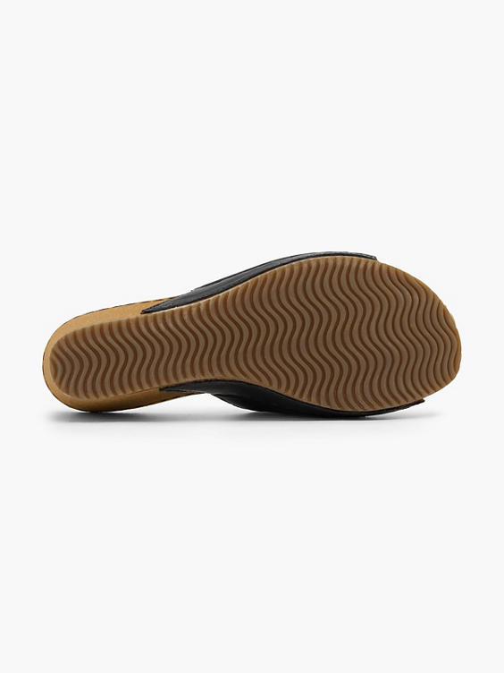 Leder Pantolette