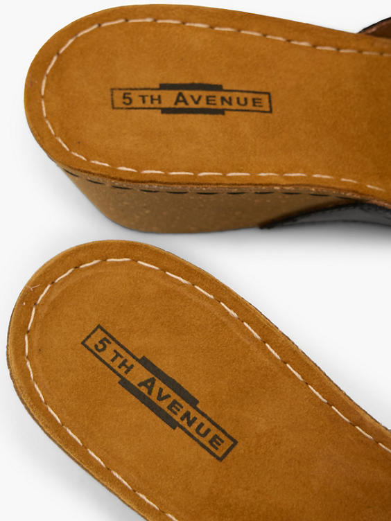 Leder Pantolette