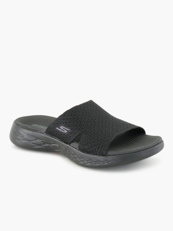 Zwarte slipper 