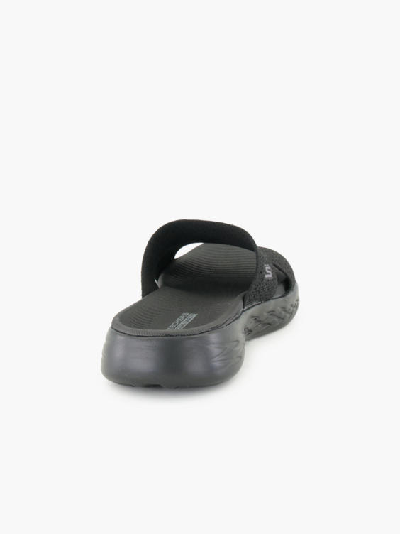 Zwarte slipper 