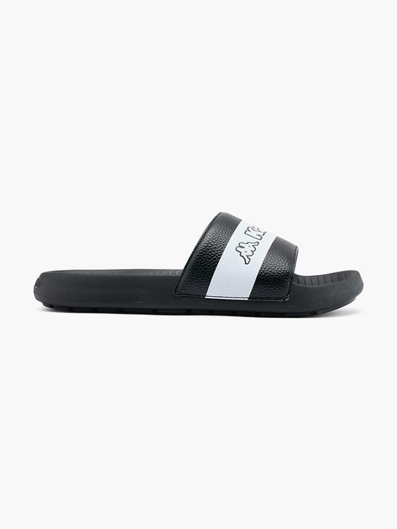 Zwarte badslipper