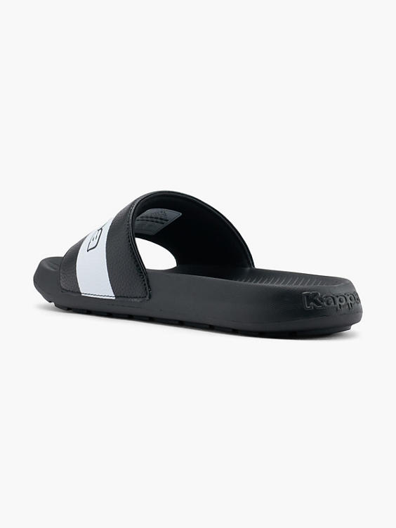 Zwarte badslipper
