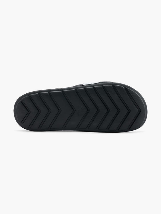 Zwarte badslipper