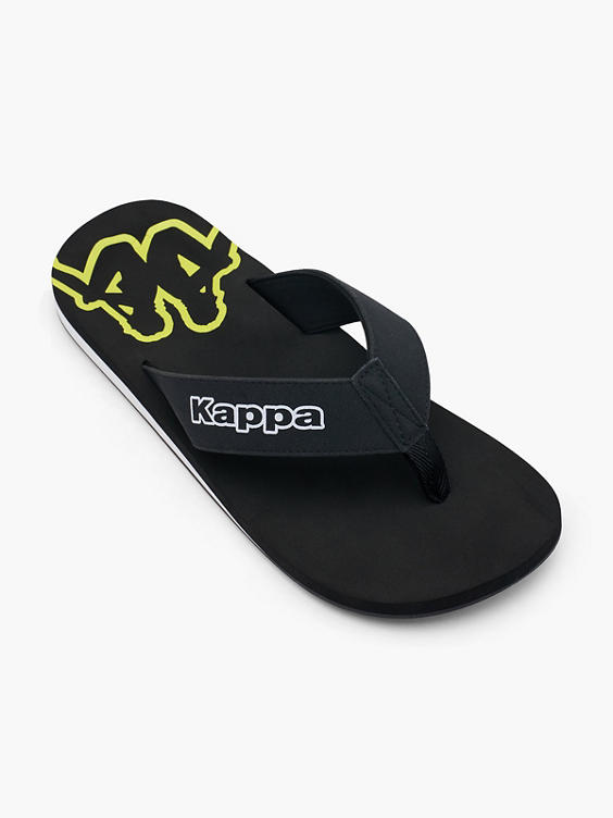 Zwarte teenslipper 