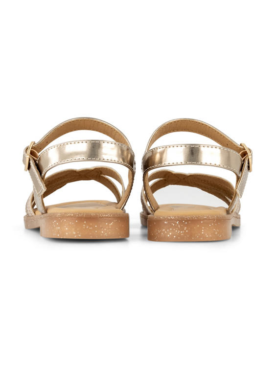 Champagne sandaal gesp