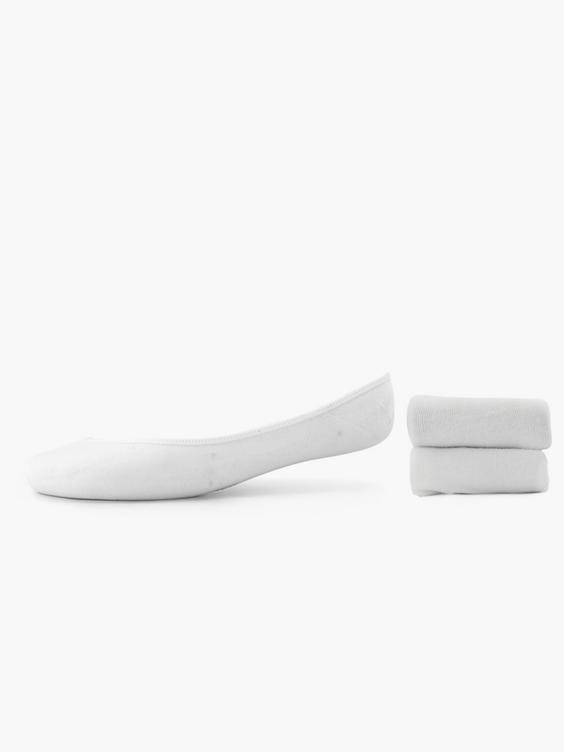 Witte sneakersokken 36-42