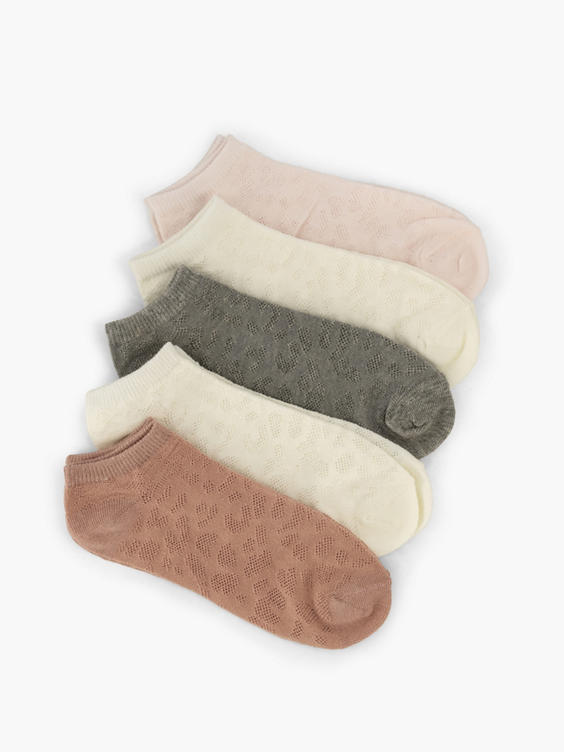 Roze sokken 27-35 5 pak