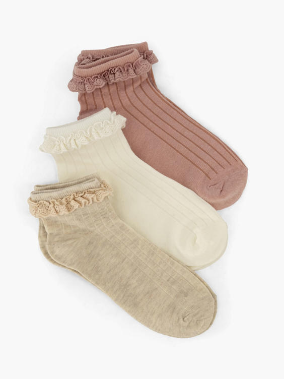 Gekleurde sokken 36-42 3 pak