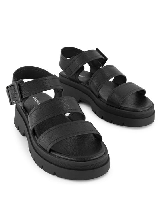 Zwarte sandalette