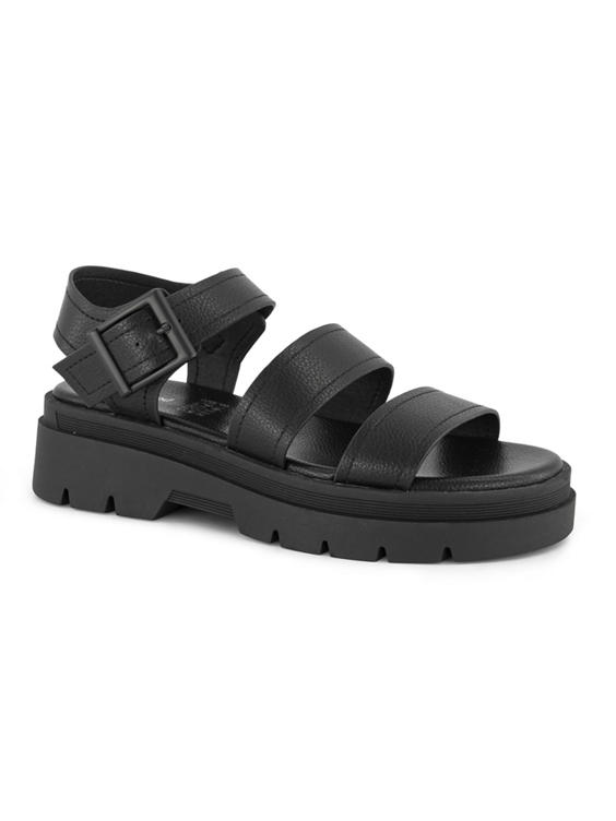 Zwarte sandalette