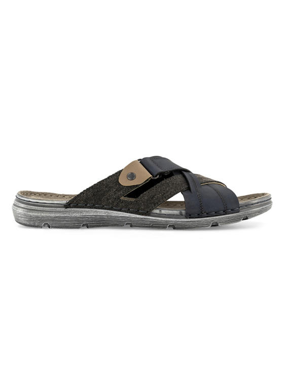Blauwe comfort slipper 